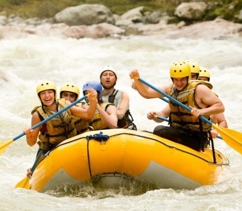 Group,Of,Mixed,Tourist,Man,And,Woman,With,Guided,By